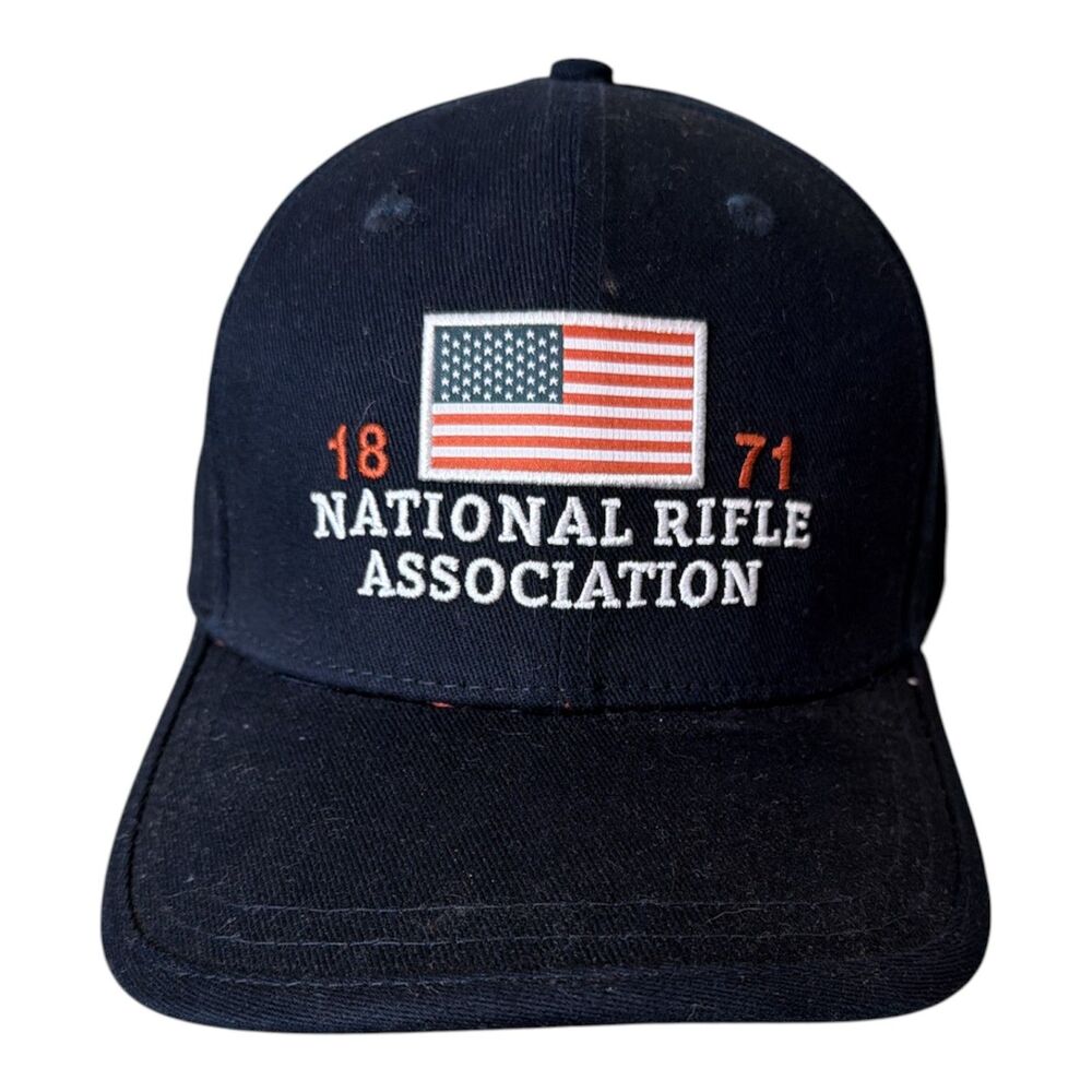 BNWT Official Licensed 1871 NRA American Flag Patch Baseball Cap Hat 540 Brands